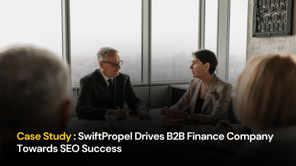 SEO for B2B Finance Company