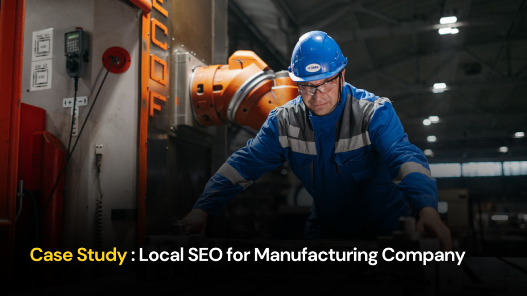 SEO for Manufacturing Company