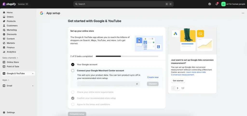 Access Google Shopping Account3