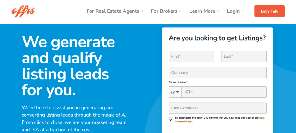 Real Estate Lead Generation Companies to Grow Your Client Base 6 real estate lead generation companies6