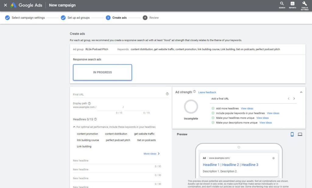 Google Ads Remarketing Lists for Search Ads (RLSA) 2 48