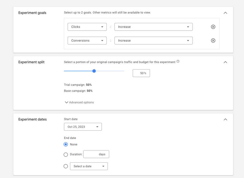 AB tests different keywords and offers