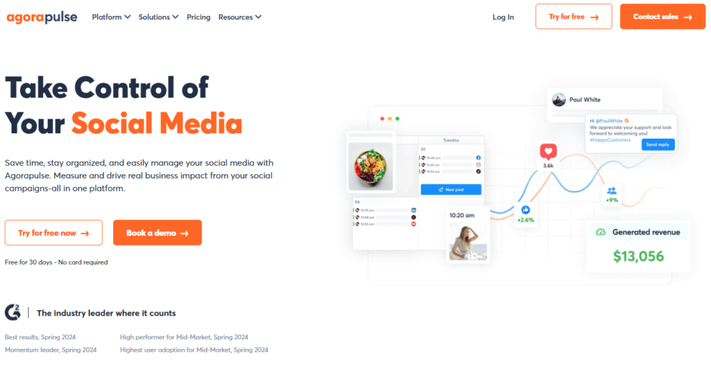 10 Best Social Media Marketing Tools for Every Marketer 8 Agorapulse