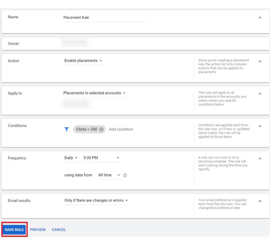 Automated Rules in Google Ads11