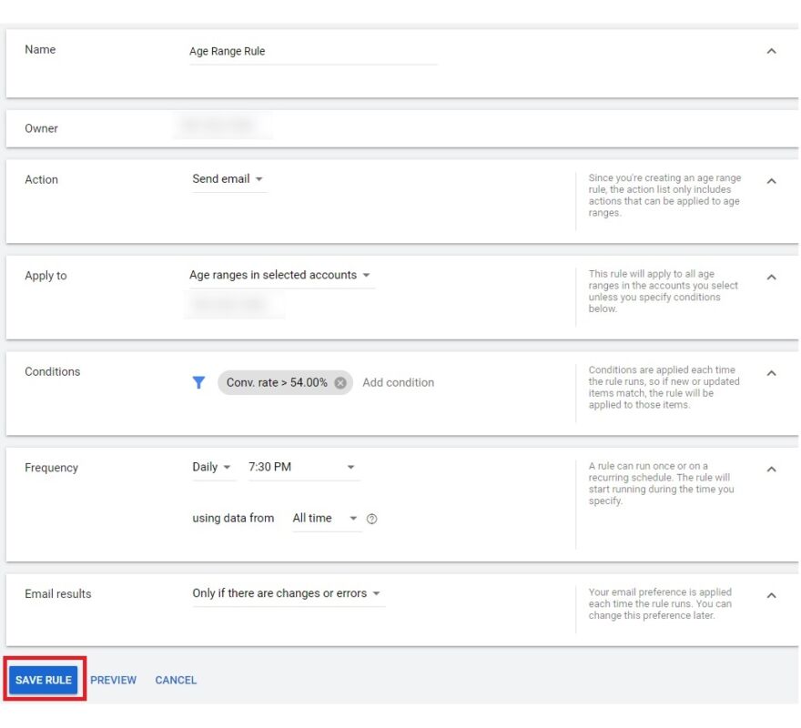 Automated Rules in Google Ads13