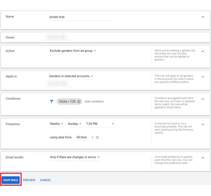 Automated Rules in Google Ads14