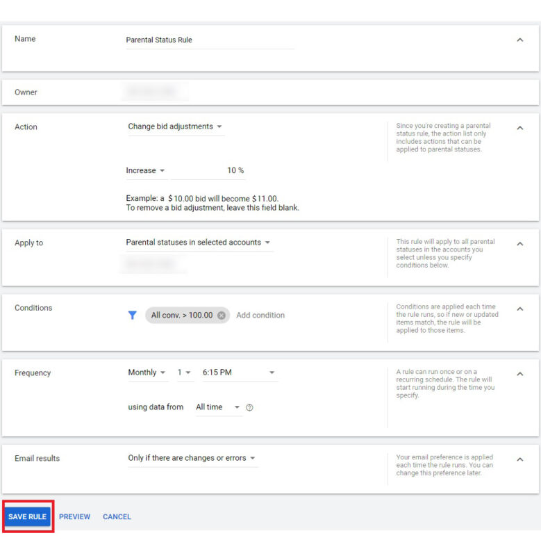 Automated Rules in Google Ads15