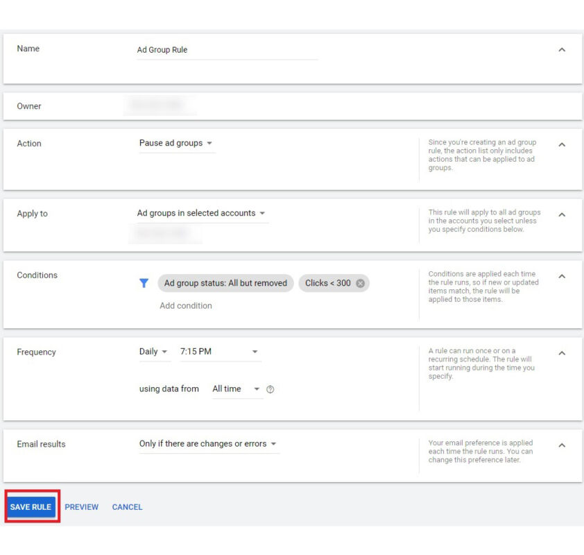 Automated Rules in Google Ads6