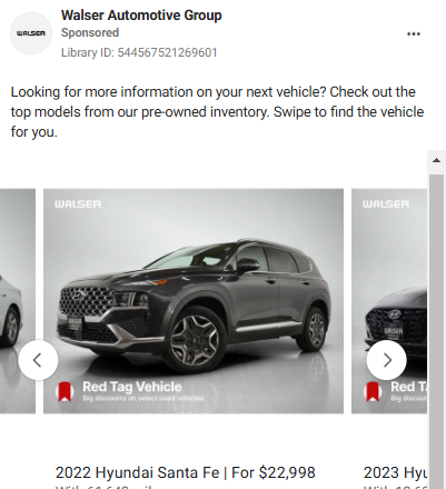 Top 5 Automotive Facebook Ads Examples for Inspiration 2 Automotive Facebook Ads Examples2