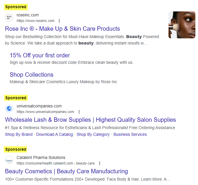 Top 5 Beauty Marketing Strategies to Elevate Your Cosmetic Brand 5 Consider PPC for beauty products