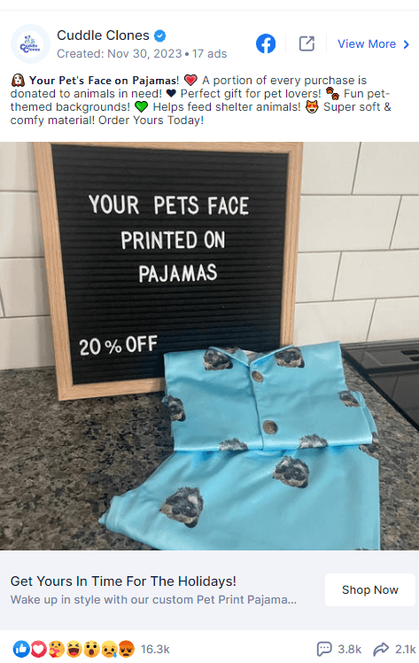 How to Maximize Your ROI with Facebook Clothing Ads 11 Cuddle Clones