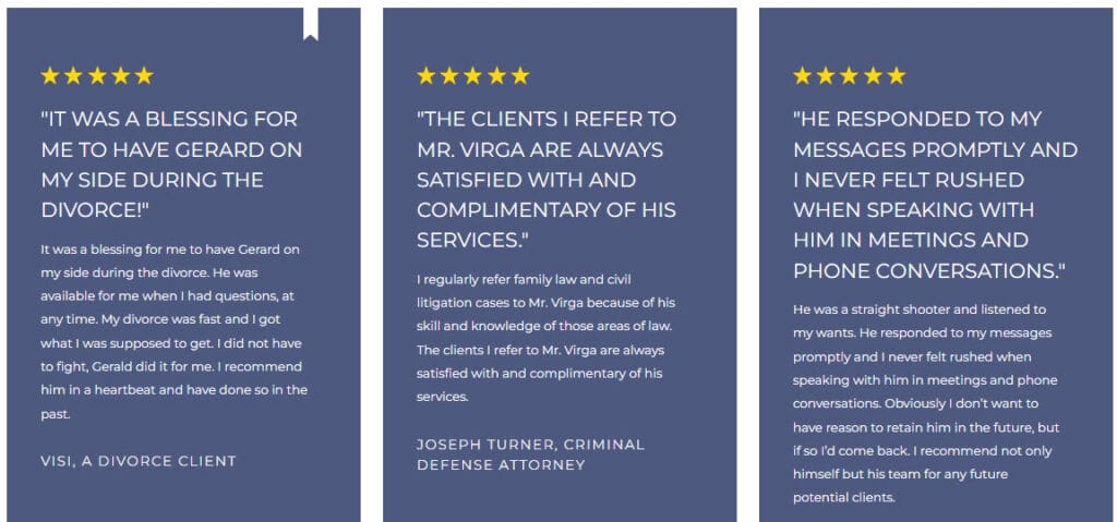 The Complete Guide to Digital Marketing for Law Firms 7 Customer testimonials and attorney case studies