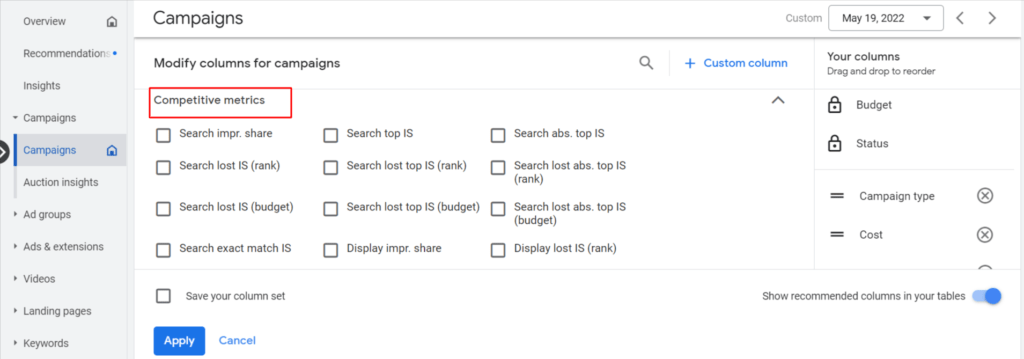 5 Techniques to Improve Impression Share In Shopping Ads 3 Diversify your campaign types 1
