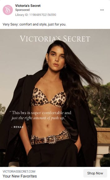 Top 5 Attractive Facebook Ads Examples For Lingerie Business 4 Facebook Ads Examples For Lingerie Business4