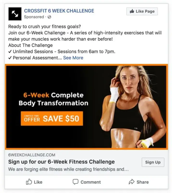 Fitness Frenzy: How Facebook Ads for Fitness Equipments Can Drive Sales 9 Facebook9
