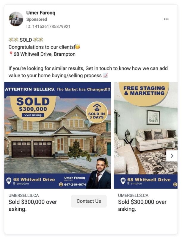 Facebook advertising campaigns