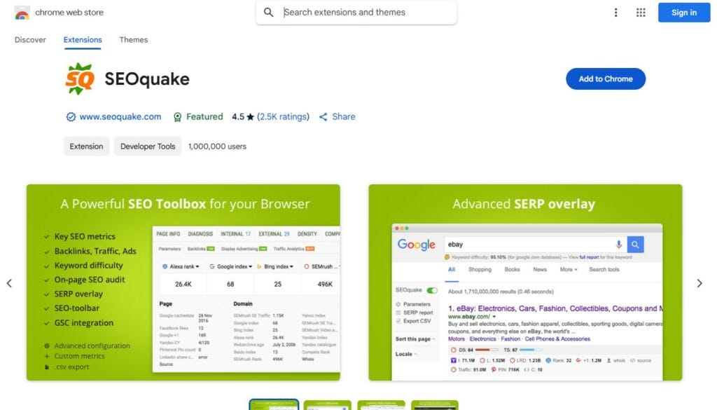 15 Free Chrome Extensions for SEO Experts: Boost your SEO 9 Free9
