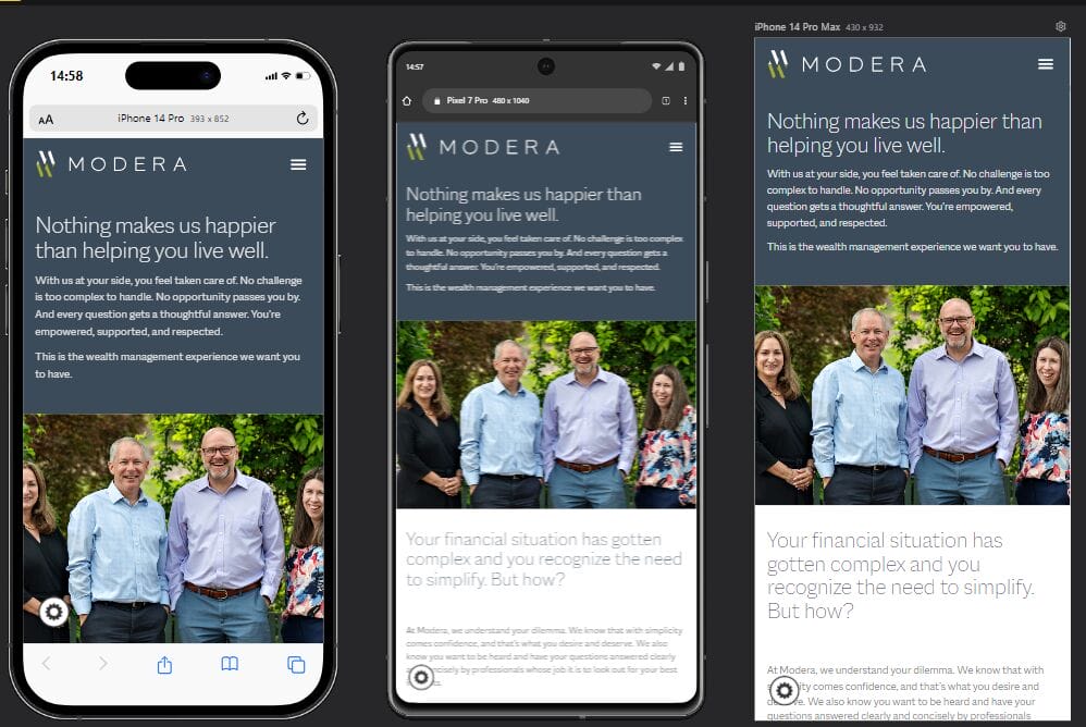 Friendly on Mobile Devices