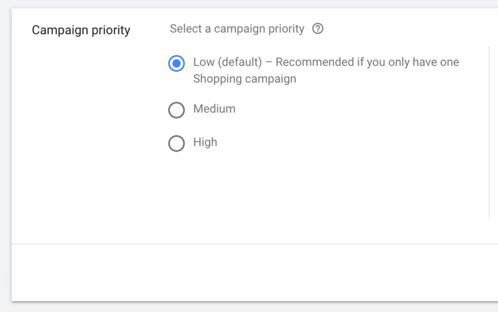 Google Shopping Campaign Structure7