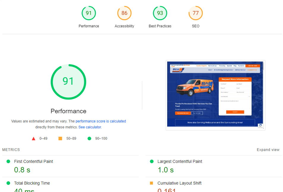 Top 10 Powerful Local SEO Tips For HVAC Contractors 6 HVAC website speed