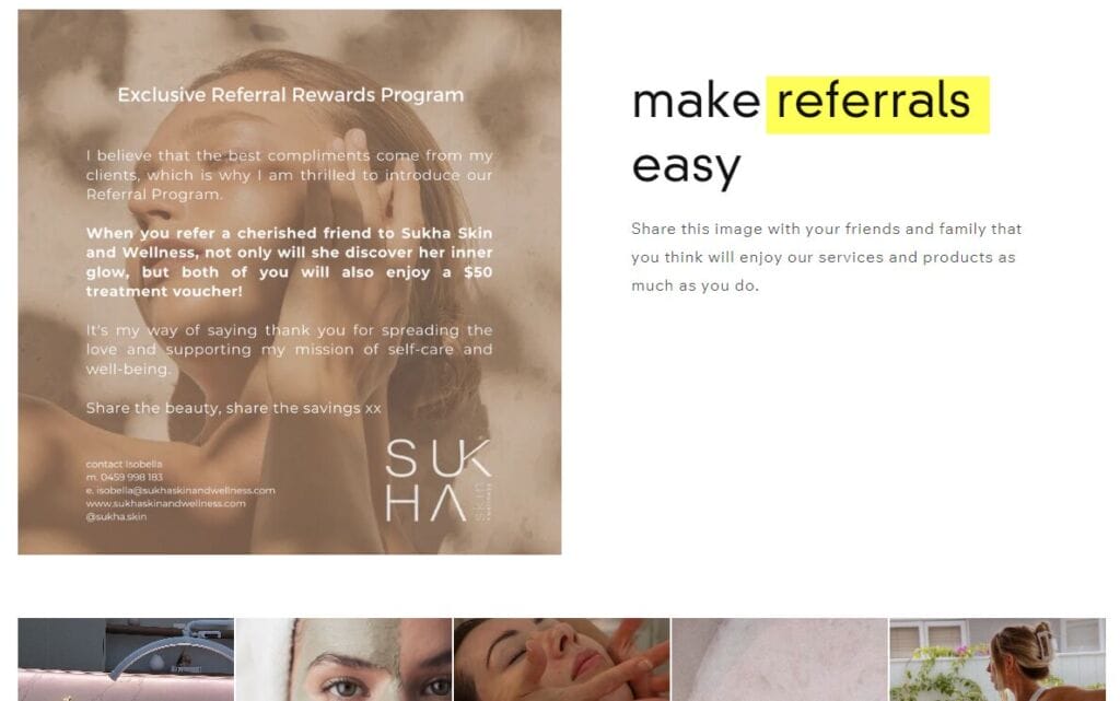 Implement a Client Referral Program
