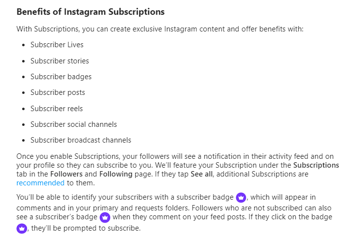 Unlocking the Benefits of Instagram Subscription Feature 2 Instagram Subscriptions work for content creators