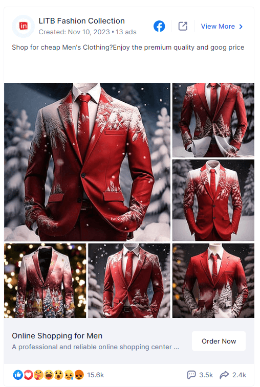 How to Maximize Your ROI with Facebook Clothing Ads 12 LITB Fashion Collection