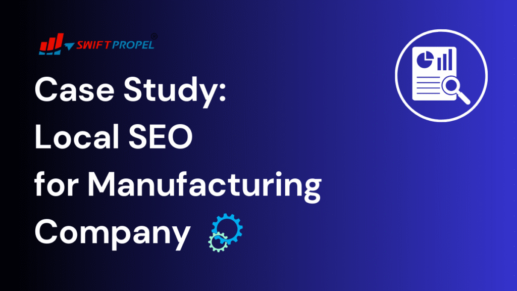 Local SEO of manufacturing company