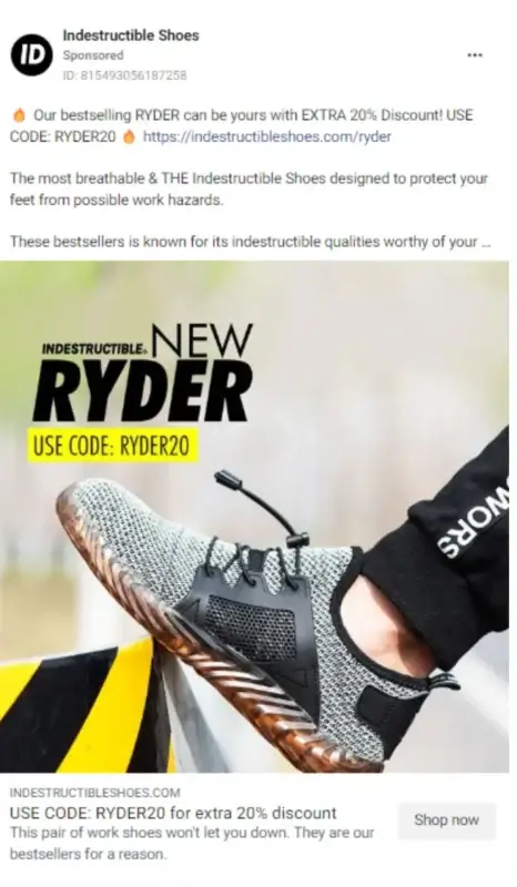 Stepping Up With 10 Strategies for Shoes Ads on Facebook 7 Make it mobile friendly