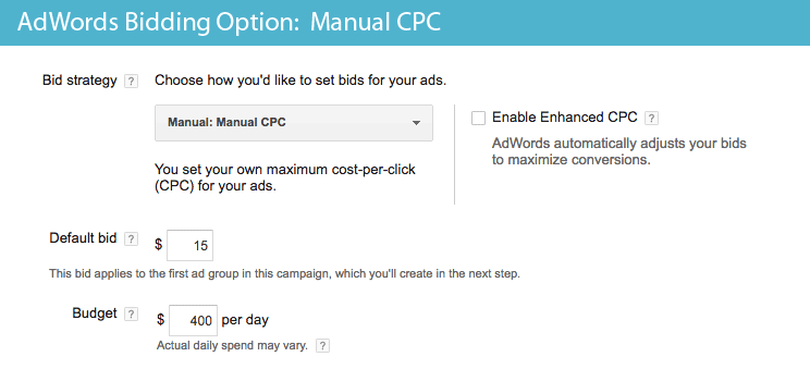 Tips for Launching the First Google Ads Campaign for Roofing Companies 7 Manual CPC and Bidding