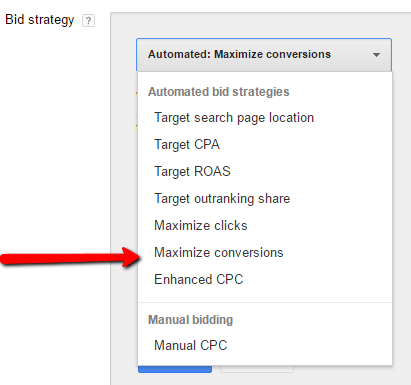 Maximizing Efficiency with Google Ads Automated Bidding Strategy 6 Maximize Conversions bidding strategy for google ad