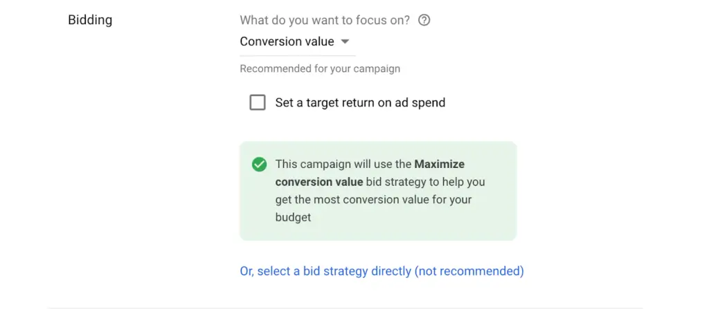 Maximizing Efficiency with Google Ads Automated Bidding Strategy 7 Maximum Conversion Value bidding in google ads