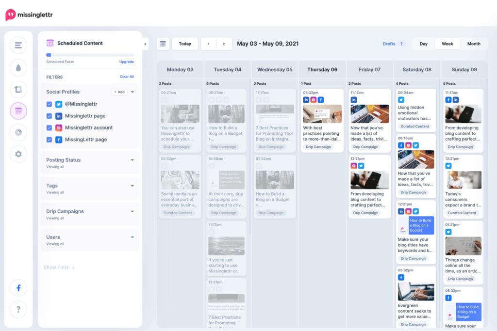 Best Social Media Automation Tools to Boost Your Strategy 6 Missinglettr