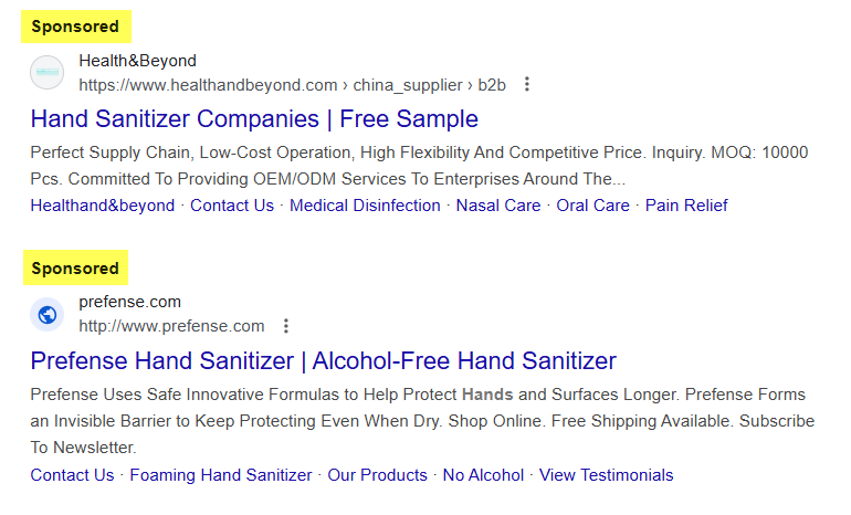 The Ultimate Guide to Using Online Ads for Hand Sanitizers 1 Online Ads for Hand Sanitizers1