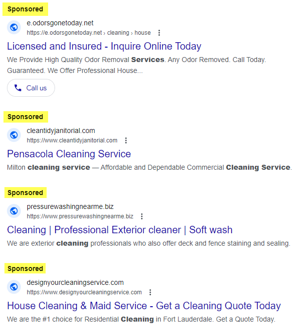 Top 5 Strategies for Lead Generation For Cleaning Businesses 2 Pay per click PPC advertising