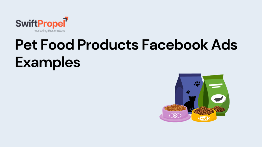 Pet Food Products Facebook Ads Examples
