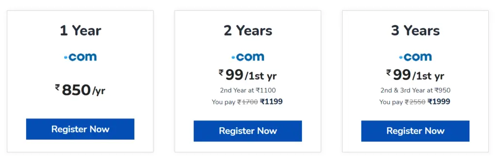 10 Best Domain Registrars for business: An In-Depth Review 6 Pricing structure