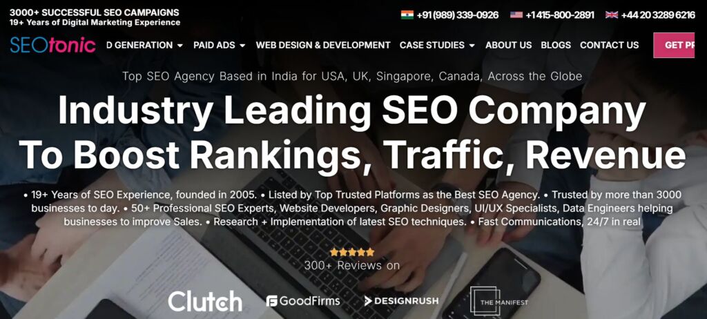 Top SEO Companies in India for Enhanced Visibility 4 SEO Companies in India4