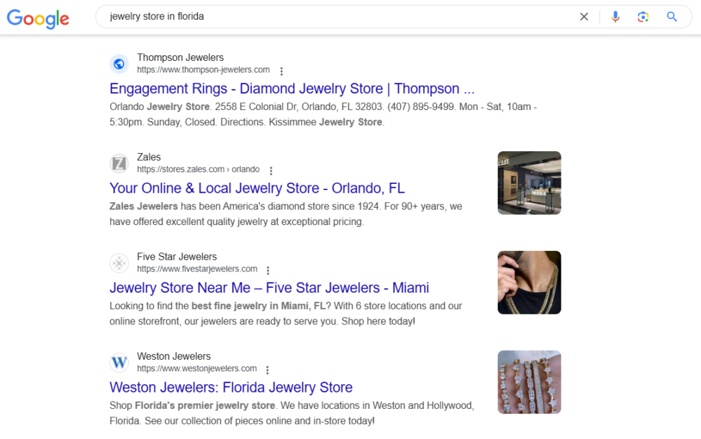 SEO Services for Jewelers