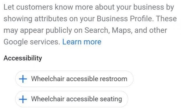10 Strategies for Effective Google Business Profile Optimization 6 Select applicable attributes