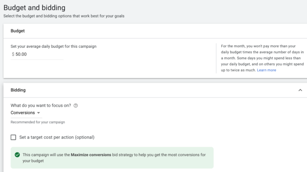 Maximizing Reach in Google Ads: Enhancing Google Ads 6 Set bids and budgets