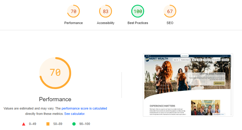 Speed of Page Loading