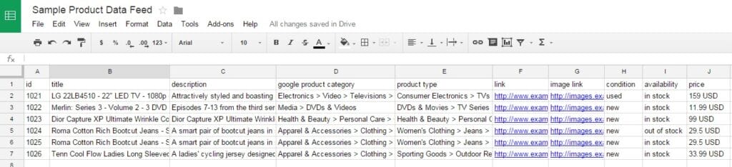How to Sell on Google Shopping: A Step-by-Step Guide 10 The Overview of a Google Shopping Product Feed