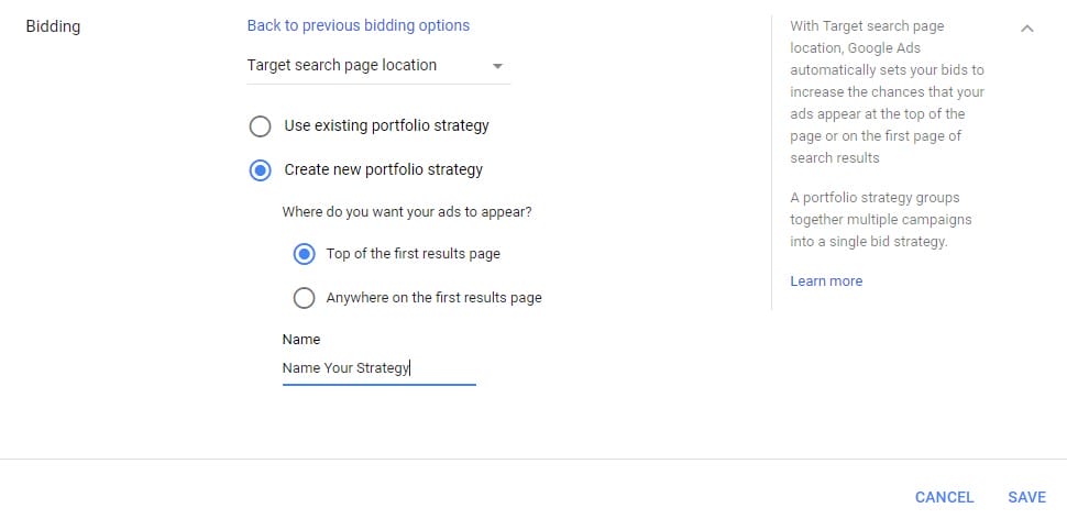 Use bidding automation rules