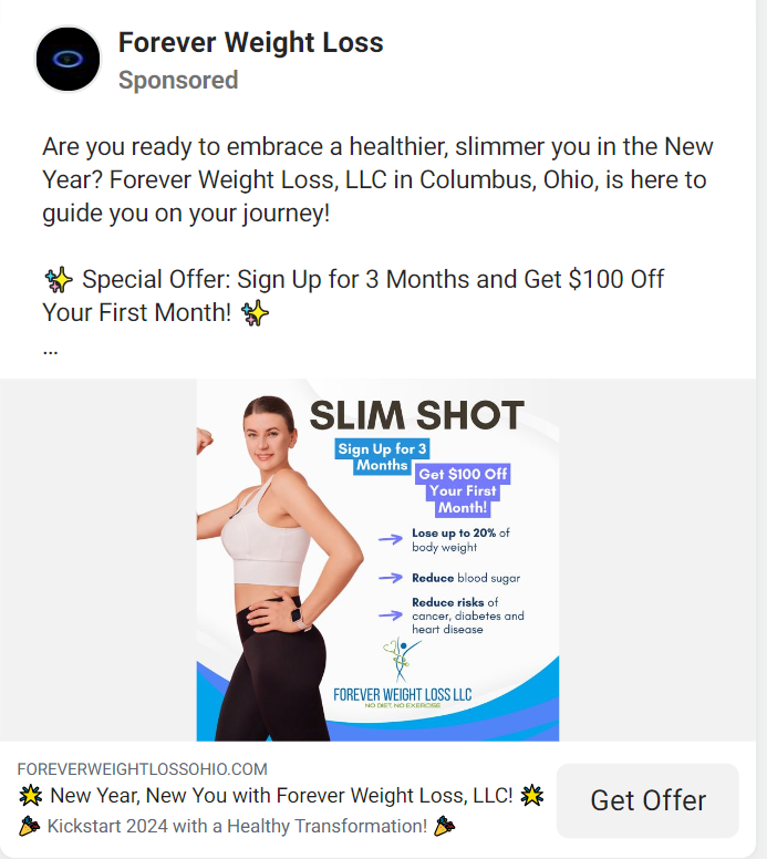 How to Optimize Weight Loss Facebook Ads for Maximum Results 3 Weight Loss Facebook Ads3