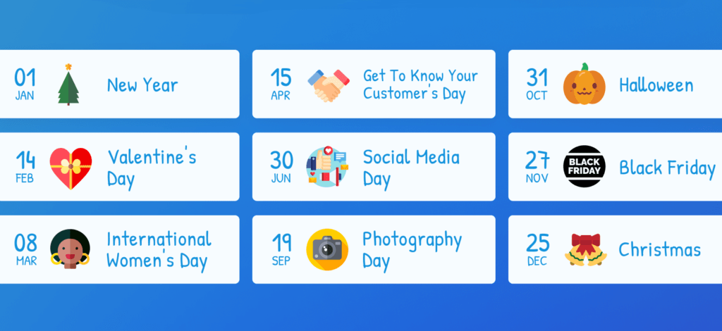The Dos and Don’ts of Holiday Marketing: For Holiday Success 2 content calendar