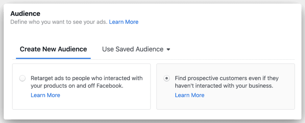 dynamic retargeting audience