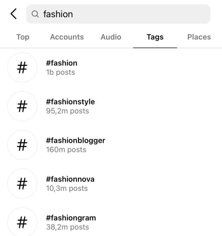 From Likes to Sales: 8 SMM Strategies for Fashion Retailers 6 fashion related hashtags