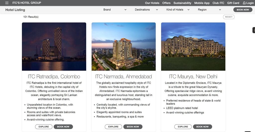 8 Dynamic Digital Marketing Strategies for Hospitality Industry 6 website for hotel