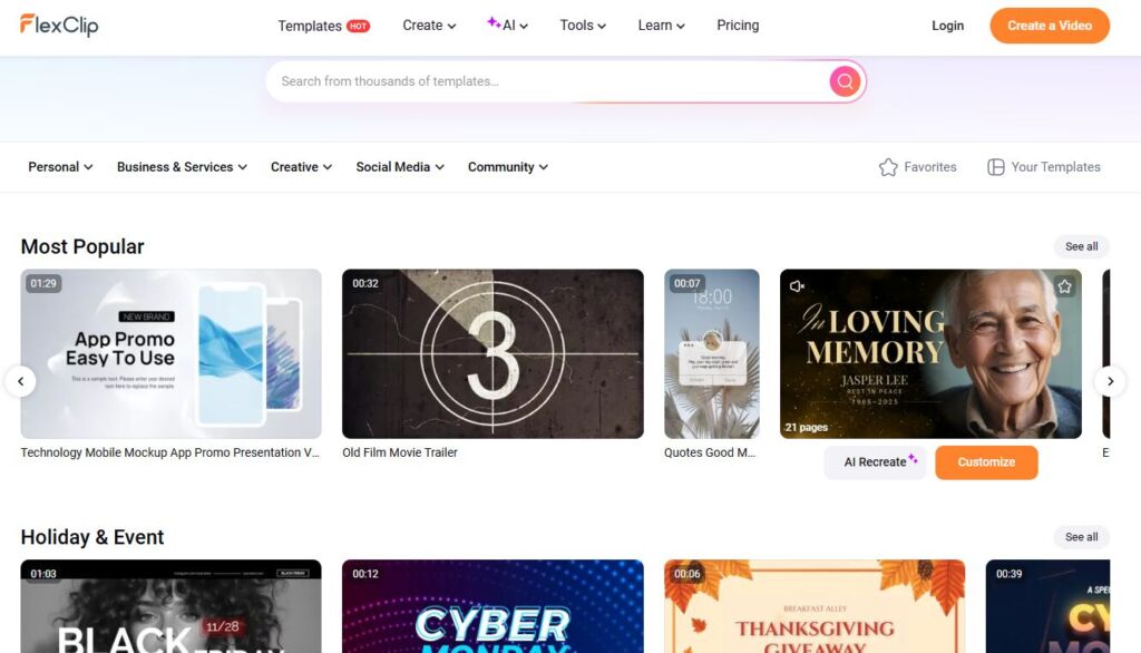FlexClip Review: An All-in-One Online Video Editor with Powerful AI Features 1 FlexClip Review1